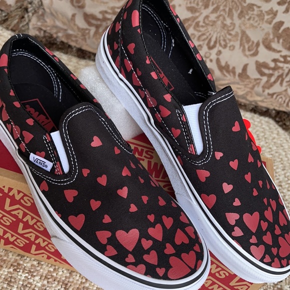 Vans Classic Slip On Valentines Hearts Blkrcngrd W - Picture 10 of 16